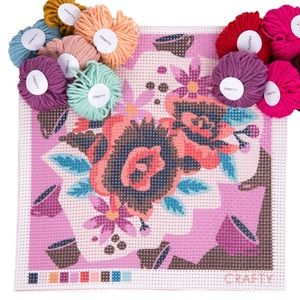 Needlepoint kit to go